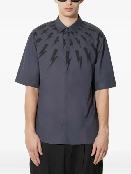 Košile Neil Barrett modrá