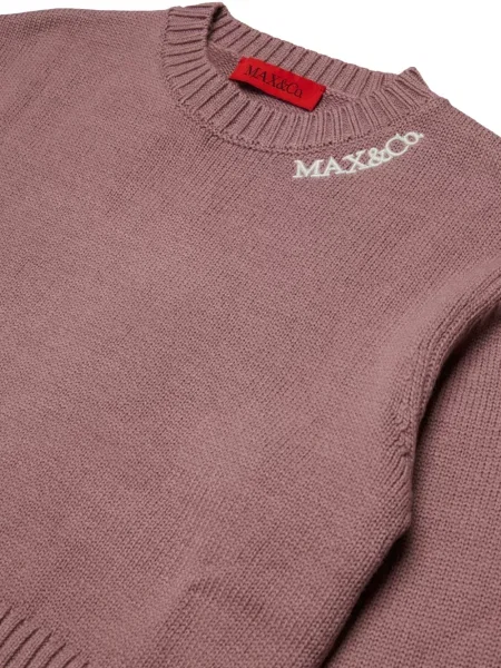 Sweter dziecięcy Max&co. różowy