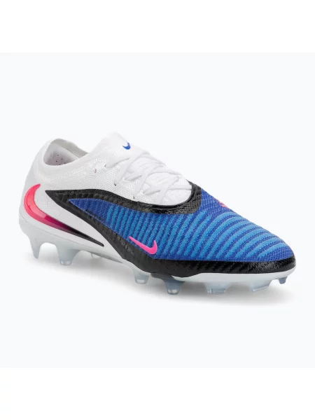 Încălțăminte de fotbal pentru bărbați Nike Phantom 6 Low Elite FG racer blue/white/pink blast alb