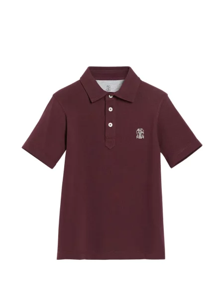 Polokošeľa Brunello Cucinelli červená