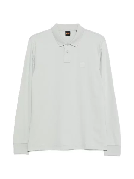 Polo Boss lung albastru