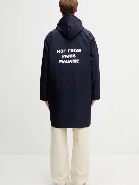 Drôle de Monsieur geacă La Parka Slogan negru