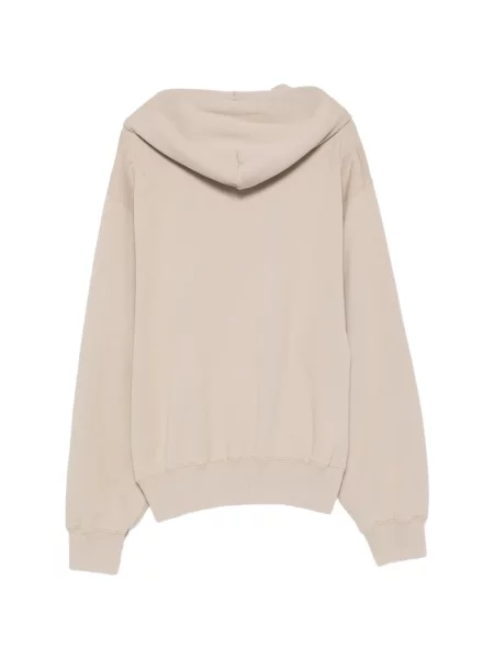 Hanorac cu glugă Off-white cu imagine cu cordon alb