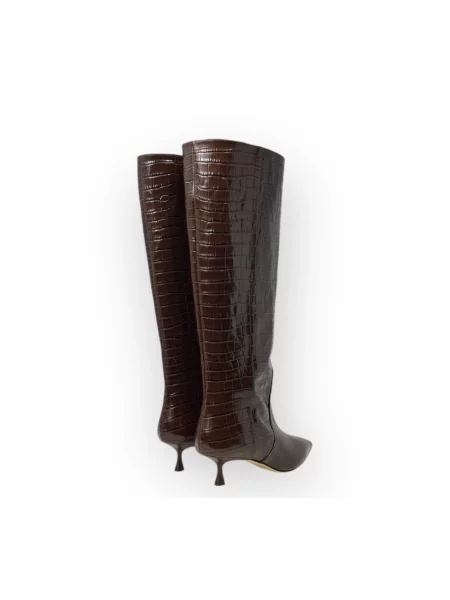 Kozaki Stuart Weitzman skórzane brązowe