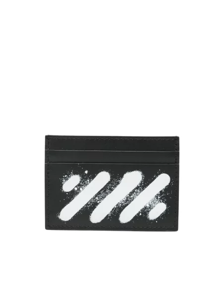 Portfel Off-white skórzany biały
