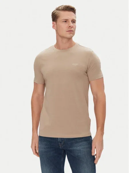 JOOP! Jeans Tricou 15 Maro Modern Fit bej