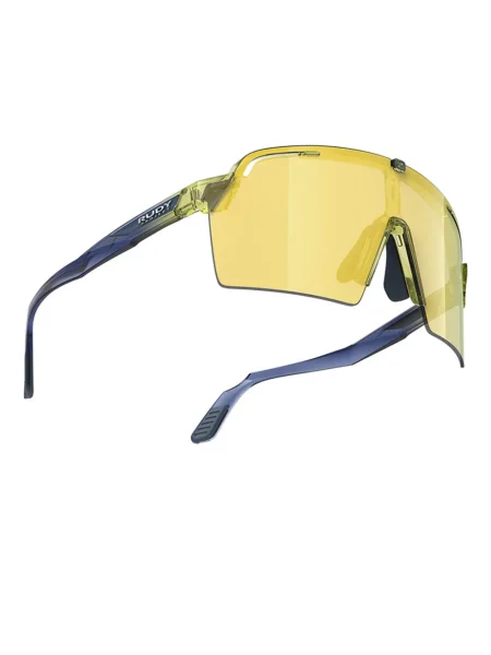 Ochelari de soare Rudy Project cu imprimeu geometric albastru
