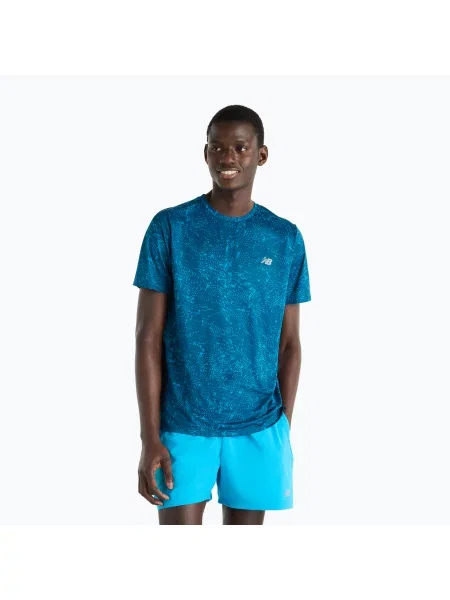 Tricou pentru bărbați New Balance Essentials Printed T-Shirt streamsong