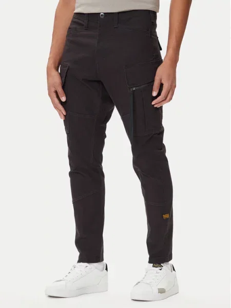 G-Star Raw Παντελόνι υφασμάτινο Zip Pocket 3D Skinny Fit μαύρο