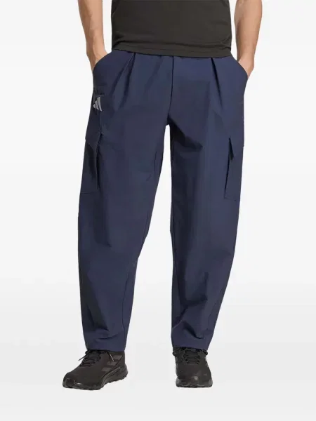 Pantaloni scurți Adidas cu autograf alergare cu imprimeu geometric albastru