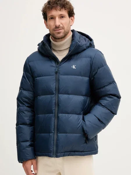 Calvin Klein Jeans Geacă din puf Bleumarin