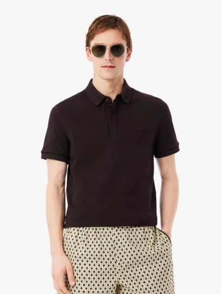 Поло Lacoste коричневе