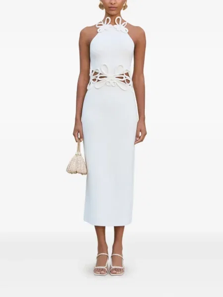 Sukienka midi Cult Gaia biała