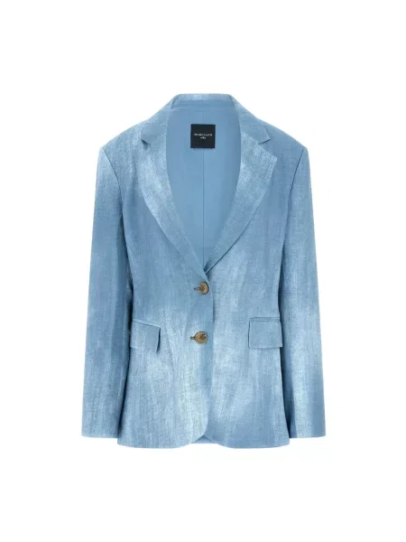 Marciano by Guess marynarka jednorzędowa z JEN niebieska