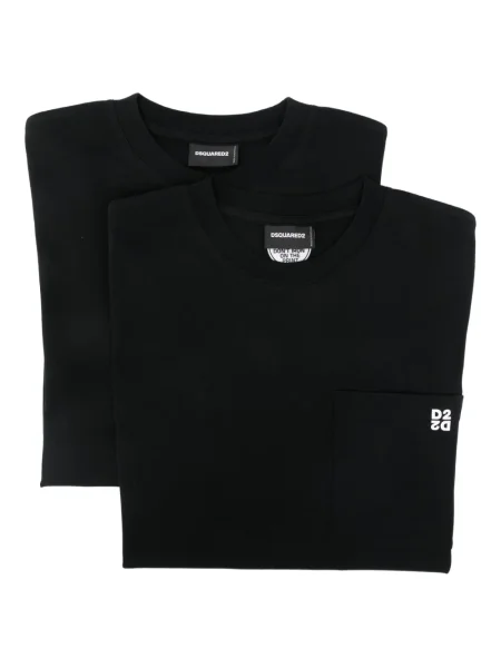 Tricou Dsquared2 scurt negru