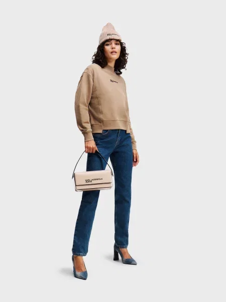 Прямі джинси Karl Lagerfeld Jeans бавовна/еластан синій