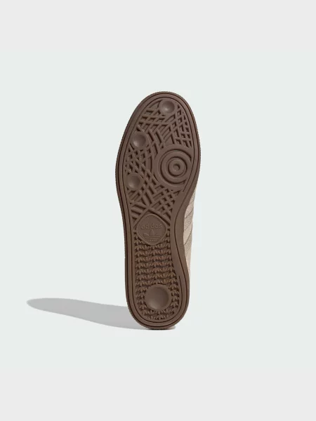 Кожаные кеды Adidas бежевые
