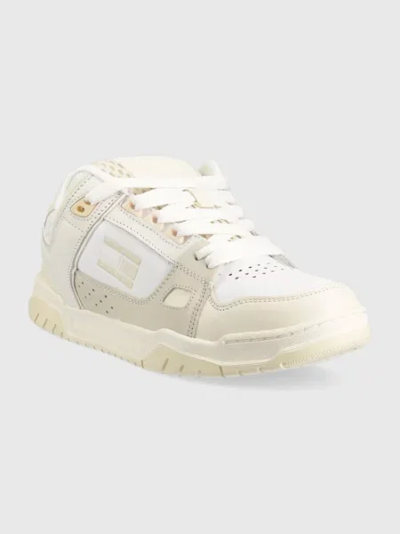 Sneakersy Tommy Jeans beżowe