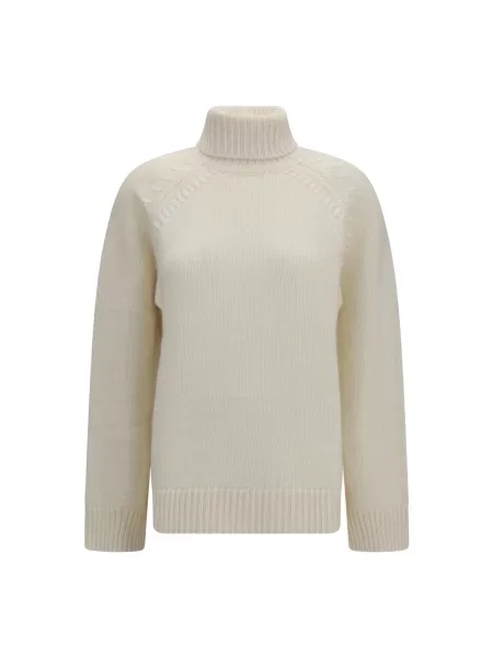 Sweter z golfem Parosh beżowy