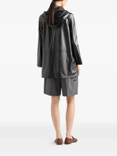 Bermudy Prada wełniane szare