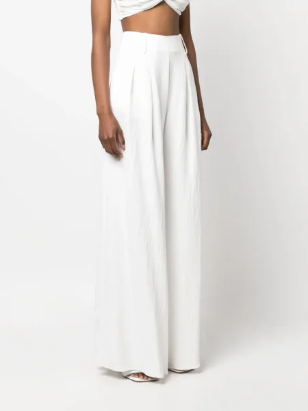 Pantaloni Nissa alb