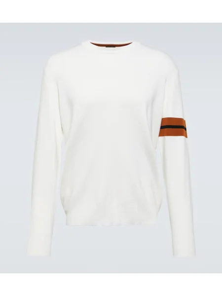 Pulover Zegna de lână alb