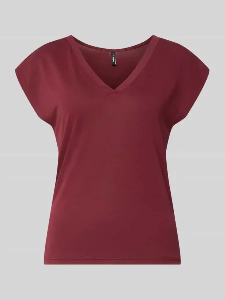 T-shirt o kroju relaxed fit z mieszanki modalu model ‘FREE LIFE’ Only