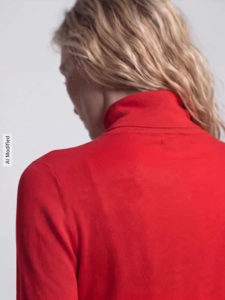 Bluzka z długim rękawem o kroju slim fit z mieszanki lyocellu Jake*s Casual