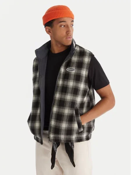 Billabong Brezrokavnik Mogul Puffer Revo Vest Mornarsko modra