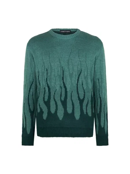 Sweter Vision Of Super z nadrukiem zielony