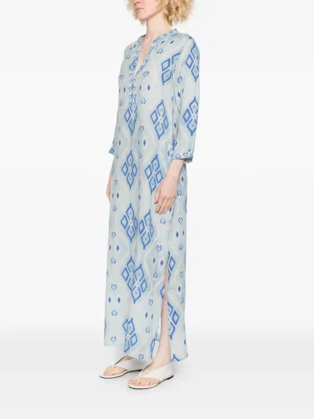 Maksi haljina Nimo With Love s V-izrezom plava