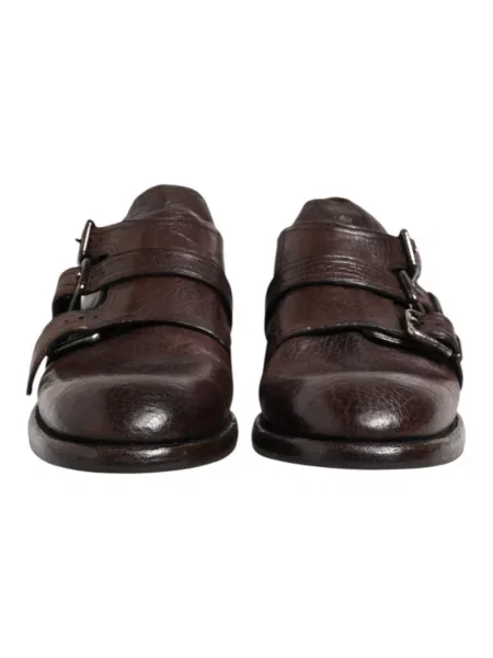 Monki Dolce And Gabbana skórzany brązowy