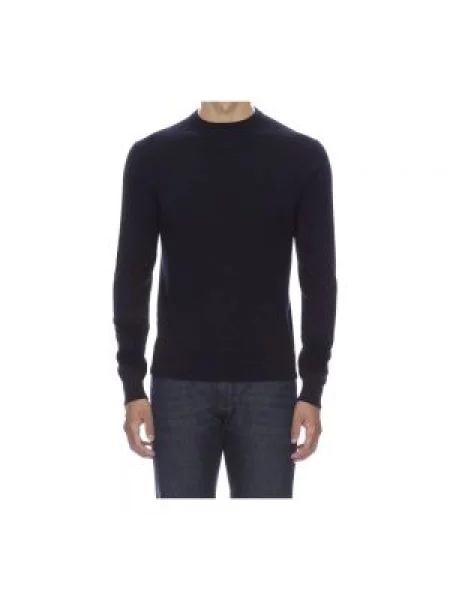 Sweter Armani Exchange wełniany niebieski