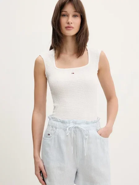 Tommy Jeans top za žene bijela