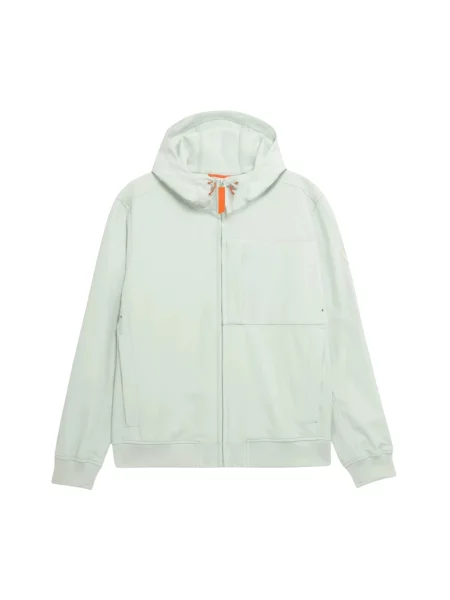 Kurtka Gertrude z kapturem niebieska