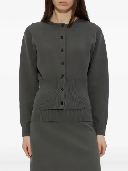 Cardigan Samsøe Samsøe cu nervuri gri