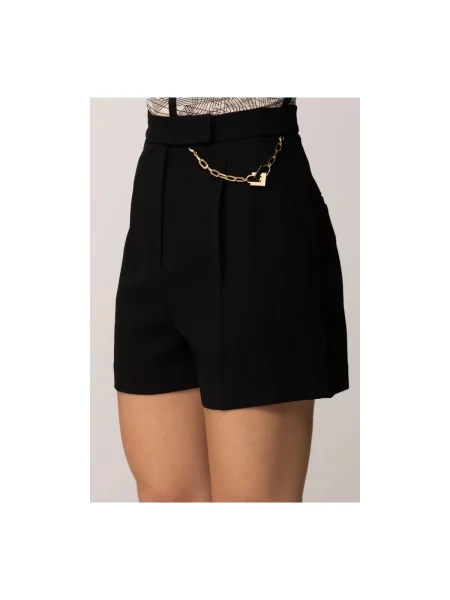 Elisabetta Franchi Pantaloni scurți negru