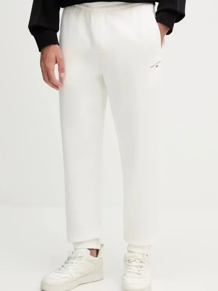 Спортивні штани Armani Exchange з принтом бежевий