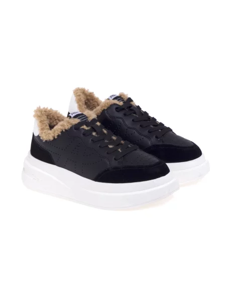 Sneakersy Ash skórzane czarne