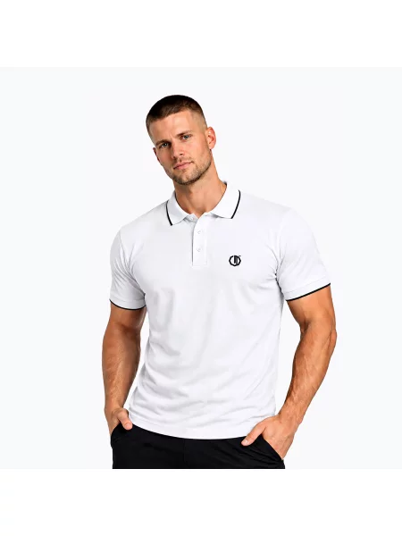 Koszulka polo Octagon Legion Tipped Small Logo 3D Polo white biała