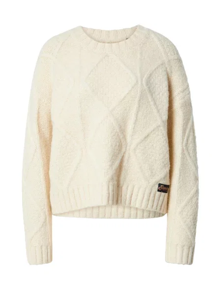 Superdry & Co Pulover volneno bela