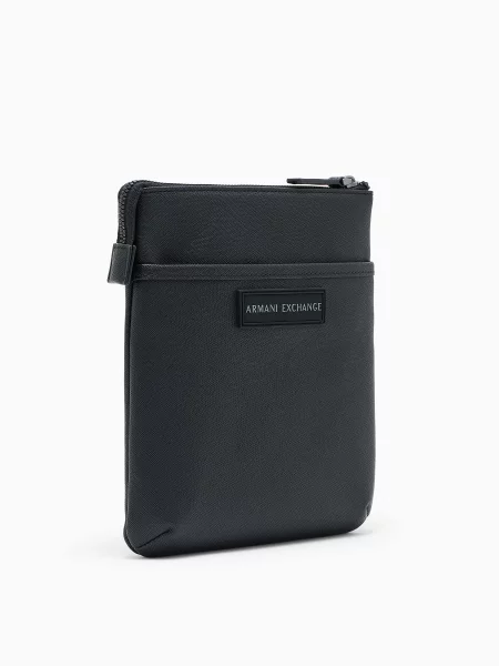 Armani Exchange Мессенджер чорний