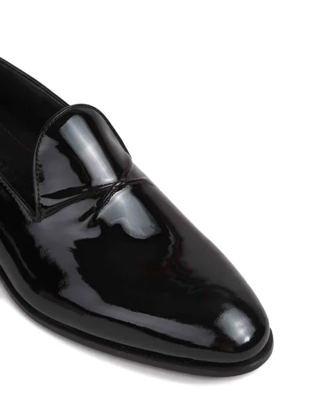 Pantofi loafer Bontoni din piele negru