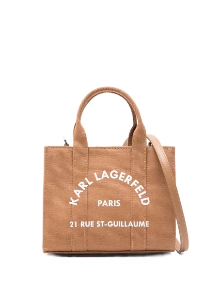 Geantă shopper Karl Lagerfeld maro