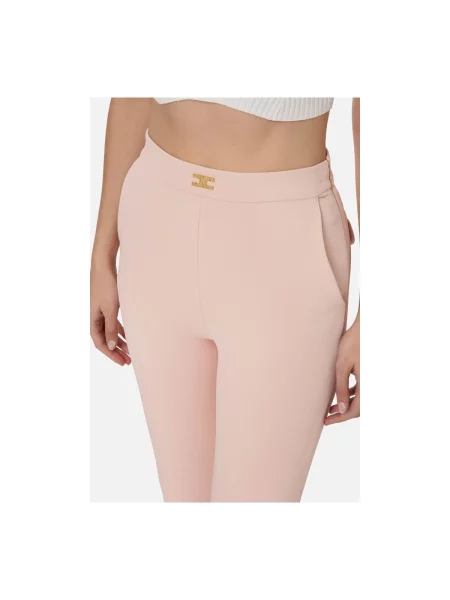 Pantaloni Elisabetta Franchi roz