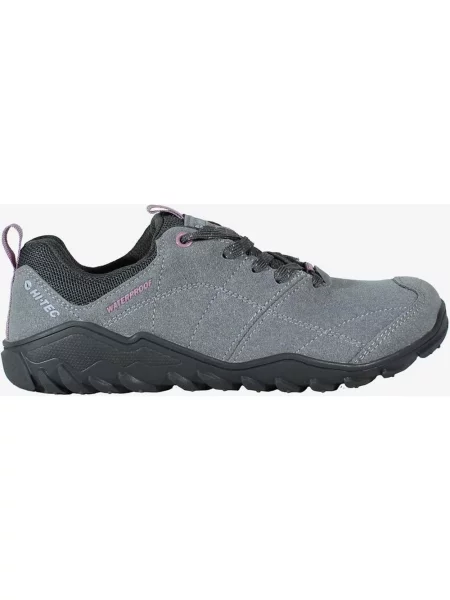 Buty do biegania Hi-Tec Loma Low Waterproof szary różowy 36 czarny