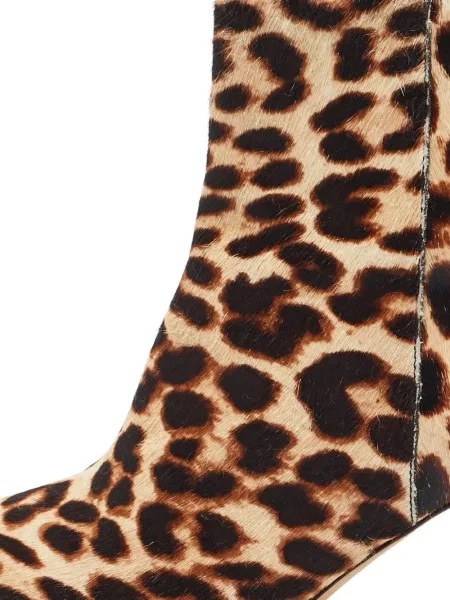 Botine Tory Burch cu imagine cu model leopard maro
