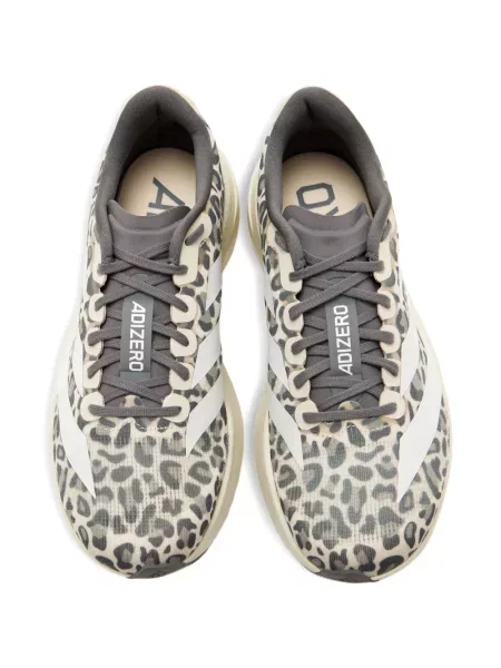 Бягане маратонки Adidas Adizero на райета черно