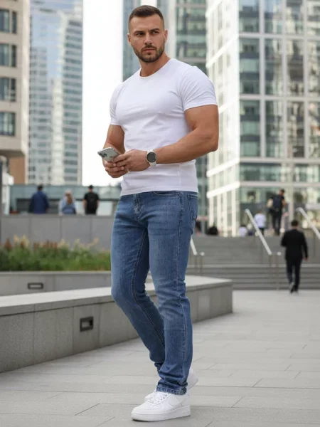 Pantaloni Dstreet albastru
