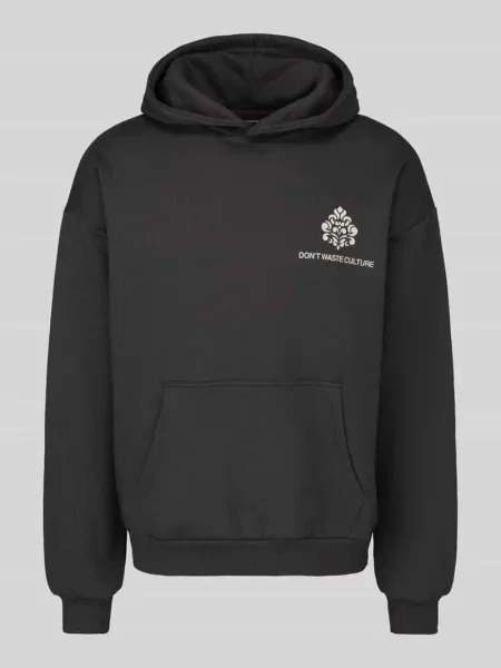 Bluza z kapturem o kroju oversized z mieszanka bawełny model PURO' Don't Waste Culture